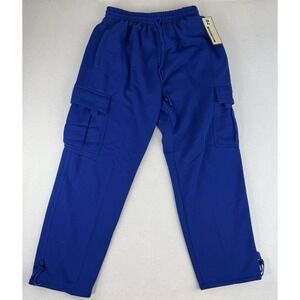 DREAM USA Heavyweight Fleece Cargo Sweatpants Blue Men's Size Large